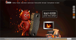 Desktop Screenshot of cz.brikett-rekord.com